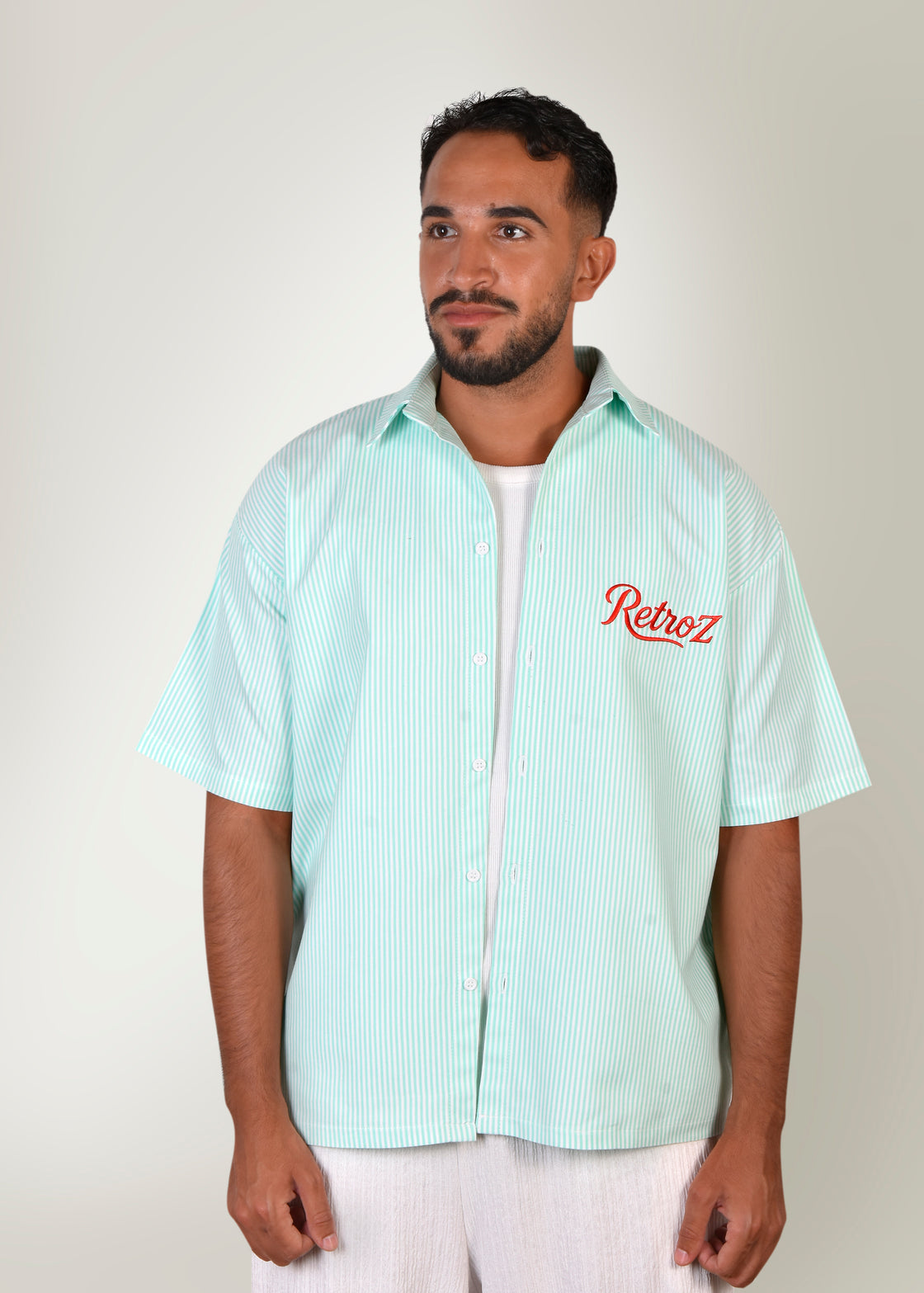 Mint Green Box-Fit Shirt