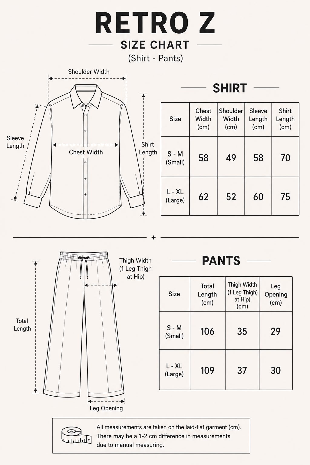 Size guide
