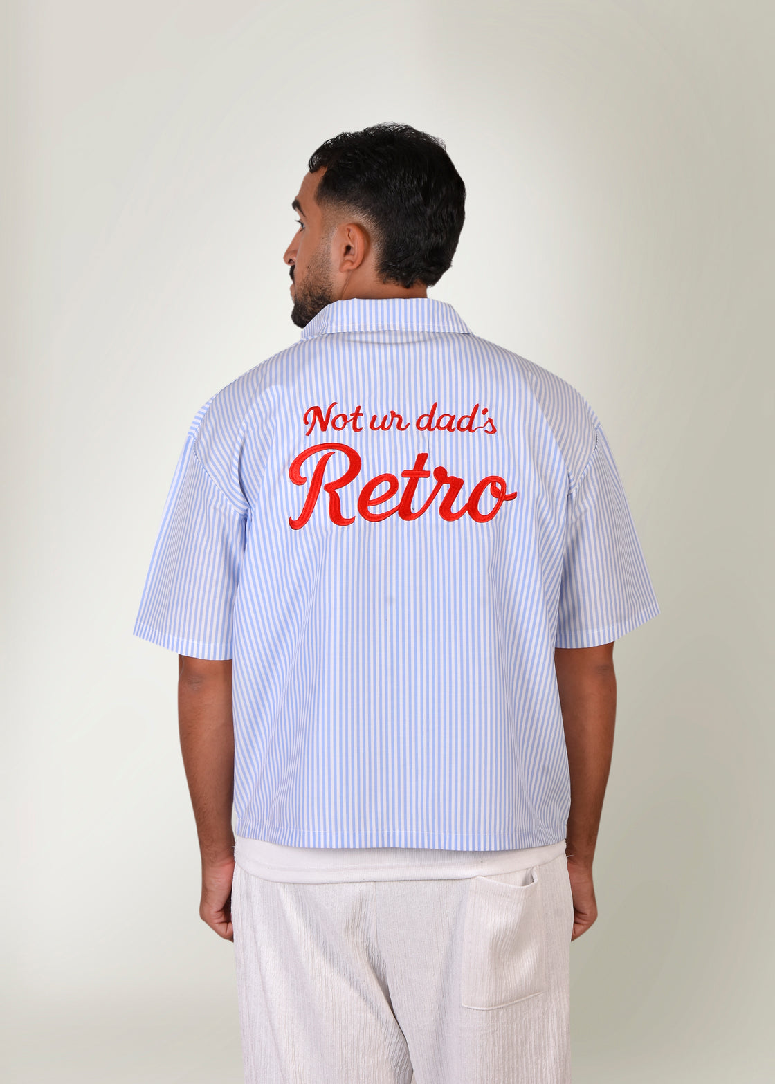Blue Box-Fit Shirt