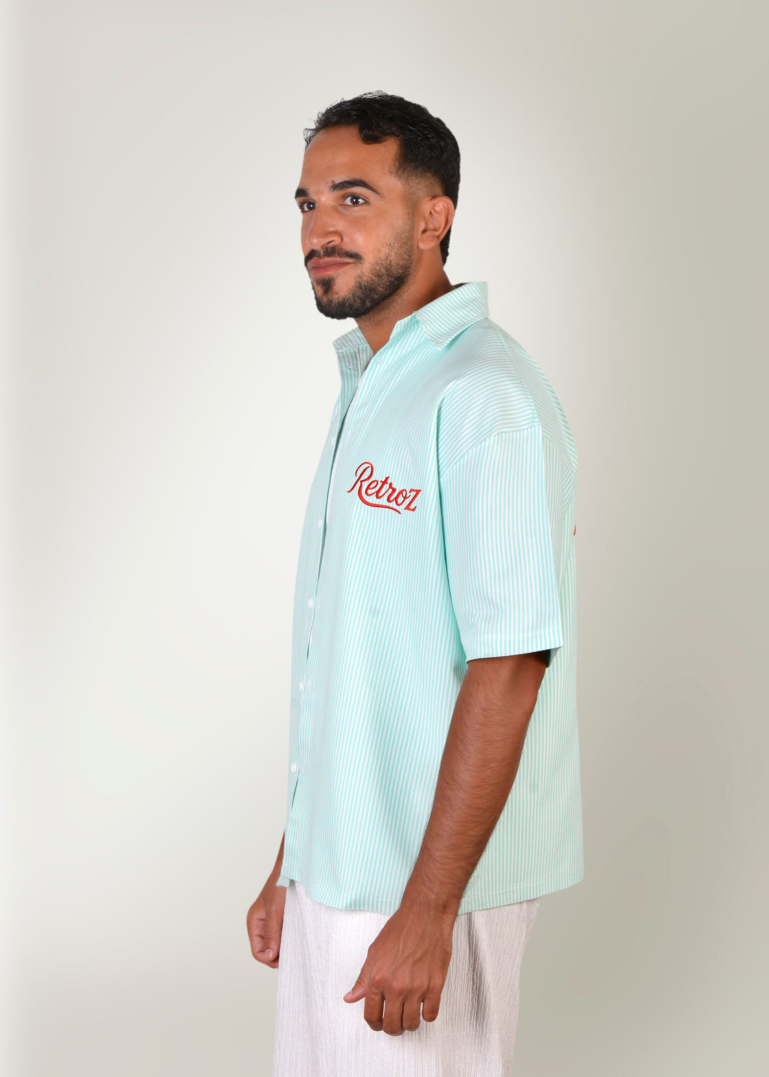 Mint Green Box-Fit Shirt